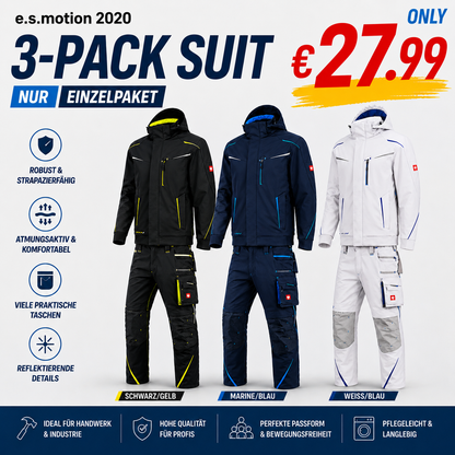 ☀️ WINTER-SALE IM SOMMER ❄️ Softshelljacke × Bundhose e.s.motion 2020 Set