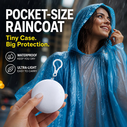 🔥Limited Time Promotion 50% OFF🔥Mini Ball Shape Convenient Raincoat