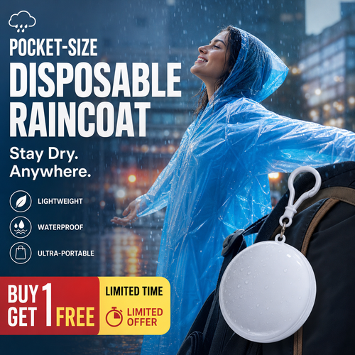 ✨Limited Time Promotion 50% OFF Mini Ball Shape Convenient Raincoat🌧️🥼